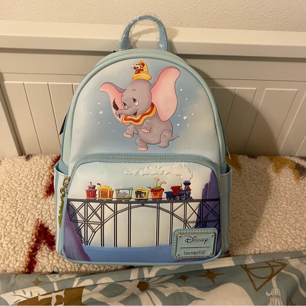 Dumbo Loungefly 80th Announced Mini Backpack Disney NWT